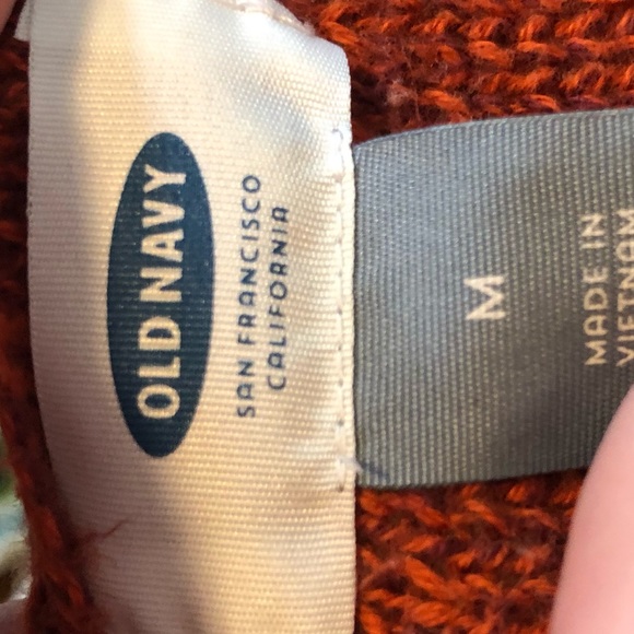 ⚡️5/$15⚡️ Old Navy | Orange/Burgundy Sweater - Picture 5 of 10